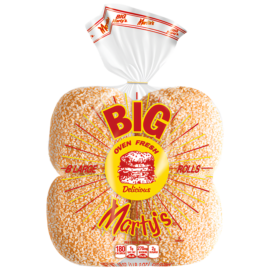 Martin’s Big Marty’s Potato Rolls, 8 Stück