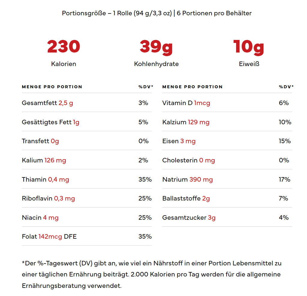 Martin`s Famous Hoagie Rolls 6Stk.