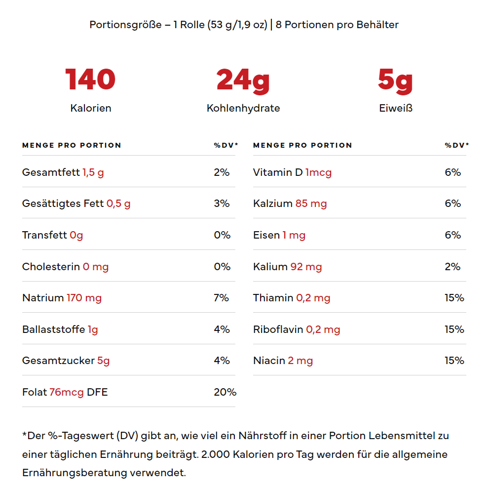 Martin's Famous Long Potato Rolls 8Stk.