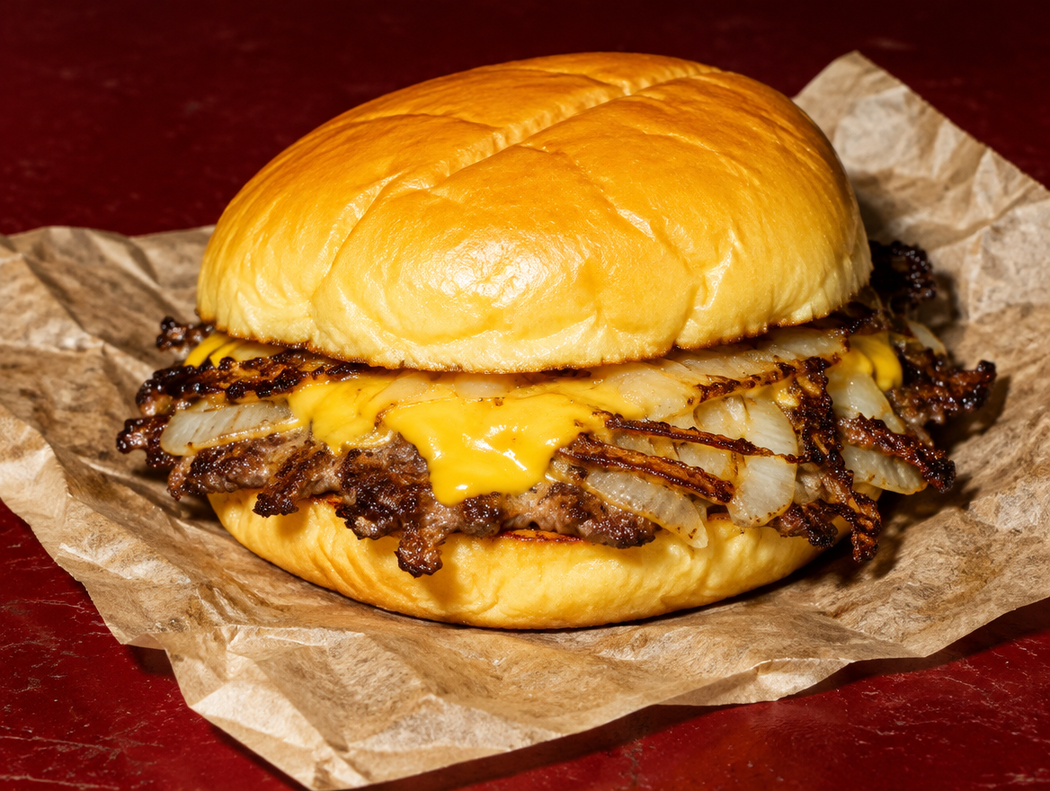 Oklahoma Onion Smash Burger