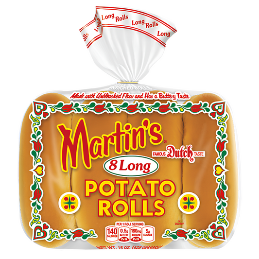 Martin's Famous Long Potato Rolls 8Stk.