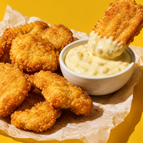 Chicken Nuggets mit Joppie Sauce zum Dippen